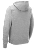 Adro Men'S Cotton Blend Neck Hooded Sweatshirt (H24-Flag-Gr_Grey