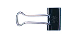 Charles Leonard Binder Clips, Small, 3/8 Inch Capacity, Black/Silver, 12-Box (BC-02)