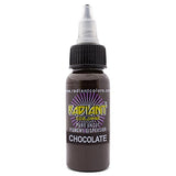 Radiant Colors Tattoo Ink Professional Tattooing Inks Fluid Vegan Pigments 1/2 oz Half Ounce Chocolat Brown