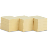Business Source 36610 Adhesive Notes, 100 Sheets, 17/8Inch x13/8Inch , 12/PK, Yellow