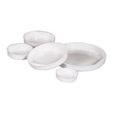 Aviditi Plastic End Caps for Mailing Tubes, 3 Inch Diameter, White (100 Pack)