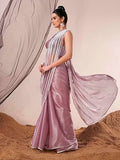 Womanista Women'S Satin Designer Saree (Ti6834_Lavender)