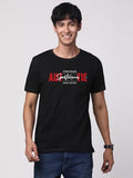 Adro Men'S Graphic Printed 100% Cotton T-Shirt - Regular Fit, Printed T-Shirts For Men (Rn24-Spt-Bl_Black_Xl)