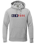 Adro Men'S Cotton Neck Hooded Sweatshirt (H20-M-Nky-Gr_Grey_Xl)