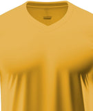 Adro Mens V Neck T-Shirt|100% Combed Cotton T-Shirt|V-Neck Half Sleeve T-Shirt|Vn24-M-Pln-Mu-2Xl Mustard