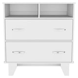 Portanova Two Drawer Dresser -Bedroom -White