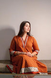 Anni Designer Women'S Rayon Blend Anarkali Printed Kurta With Pant (Karidos Orange-Vks01_5Xl_Orange_Xxxxx-Large),Orange,5XL,Rayon Blend,Anarkali,