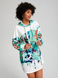 Toplot Women'S Woolen Long Typographic Printed White Hoodie With Hooded Neck (T-Hoodie-5051-Rama-M),Rama,,B0CJBRKXS5