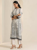 Libas Women'S Silk Blend Kurta Sets (400606_Black_Xl)