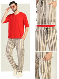 Toplot Men'S Regular Casual Pants (Strip-Trouser-5206-Beige-34_Beige,Beige,34,B0DJKZKPKX