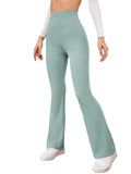 Leriya Fashion Women's Western Ribbed Stretchable Trousers for Women || Casual Wear Jogging Wear || Sweatpants || Lightweight Wear. (Small Light Green),Light Green