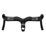 Road Bike Handlebars Carbon Handlebars Integrated Stem Aero Handlebars For 1-1/8 Internla Routing Integrated Carbon Road Handleb
