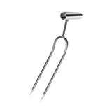 Merishopp Garden Hand Tiller Thickened Iron Two Prong For Raised Bed Plant Box Aerator 1Pc