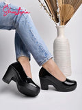 Shoetopia Solid Black Pumps For Girls-Eu38,Bronze,5,B0D5HG6SV6