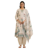 Libas Women'S Cotton Blend Kurta Sets (400623_Off White_Xl)
