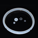 Universal Silicone Gasket for 34L/10QT Electric Pressure Cookers HighTemp Resistant Lid Seal Ring (20cm Inner Diameter, Stai