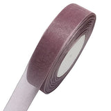 Chenkou Craft Solid Organza Ribbon 1 Roll 50 Yards Mauve 1 (25mm) Craft Bow Party Spring Summer Decoration Packing Ribbons (Mauv