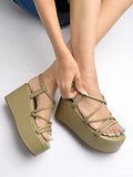 Shoetopia Women'S Block Heel Sandal/Green /Eu35 / Uk2,Green,2,B0C691W5KD