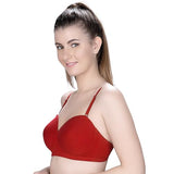 Trylo Riza Bareneck 38 Red B - Cup,Red,38,B09GNK1BV7