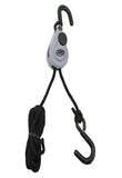 Progrip 403420 XRT Rope Lock Tie Down w/Push Button Release for Cargo Transport and Control: 5 1/2' x 1/8 (Pack of 2)