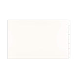 11x17 8 Tabbed Dividers Extra Long, Pack of 16, White (592801)