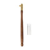 Myaddiction Tambour Hook 0.7Mm/1.0Mm/1.2Mm Embroidery Beading Knitting Tool For Knitting Dark Brown