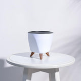 Ugaoo Lagos Pot White | Flower Pot For Indoor, Outdoor, Home, Garden