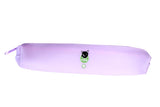 CRAFTY BUG Silicon Slim Series Zipper Pen Pencil Stationery Pouch (Purple)