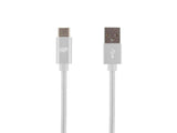 Monoprice Palette Series Usb 2.0 UsbC To UsbA Charge And Sync NylonBraid Cabl
