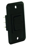 JR Products 12825 Black DPDT Mom-On/Off/Mom-On Switch