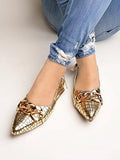 Shoetopia Girls Bantu-391 Golden Flat Sandal - 7 Uk (Girls-Bantu-391-Golden),Golden,7,B0CQK3CH1X