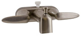 Valterra PF223403 Faucet 4 Tub W/Shower D-Spud Brushed Nickel 2-Lever Handle