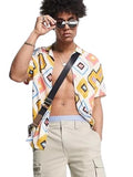 Dhruvi Trendz Mens Rayon Men'S Casual Shirt Regular Fit Western (Dt-Ms-6066_Multicolour_M)