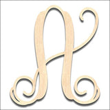 Back40Life - Precision Cut Vine Wood Monogram Letter - 13-inch Unfinished LC-01 Parent (&)