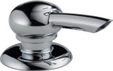 Delta Faucet Leland Pump Soap/ Lotion Dispenser Chrome, Countertop Soap Dispenser, Top Fill Deck Mount Soap Dispenser, Chrome 50