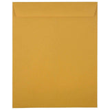 JAM PAPER 11 1/2 x 14 1/2 Open End Catalog Commercial Envelopes - Brown Kraft Manila - 500/Pack