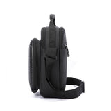 Merishopp Crossbody Bag For Men Casual Small Daypack Business Backpack For Work Travel Black| Premium | Waterproof | Travel Frie