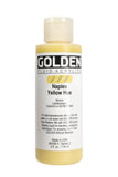 Fluid Acrylics by GOLDEN, Naples Yellow Hue, 4 fl. oz. Bottle, Professional Acrylic Paint, SemiOpaque