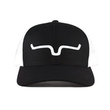 Kimes Ranch Unisex Weekly Upgrade 110 3D Embroidered Horns Adjustable Snapback OneSize Hat Black/White