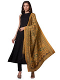 Gosriki Women'S Rayon Viscose Solid Anarkali Kurta With Pant & Dupatta (Paro Black-Vks01-Gs_S_Black_Small),Black,,B0DV4DYT7S