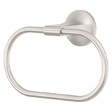 Pfister Pfirst Modern Spot Defense Brushed Nickel-Towel Ring for Bathroom BRBPFM0GS