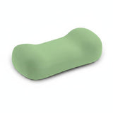 Merishopp Breathable MultiUse Memory Foam Pillow Cooling Material Memory Foam Rest Pillow For Students, Travel, Bean Green