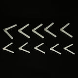 10PCS RC Airplane Plastic Pin Hinge for RC Plane Helicopter Aircraft DIY Model Plane Fix Wing Parts (2.5x48mm/4.5x67mm)