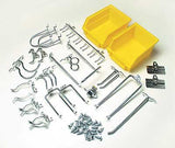 Triton Products 76901 DuraHook 26Piece Zinc Plated Steel Hook and Bin Assortment for DuraBoard 24 Assort Hooks and 2 Bins