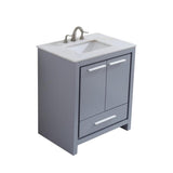 Elegant Decor Vf-1028 Single Bathroom Vanity Set, 30, Grey/Vf-1028