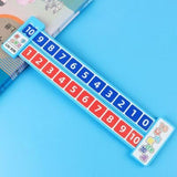 KRIPESH Portable Mathematics Decomposition Ruler Teaching Aids for Children Multi Color|1 Math Ruler