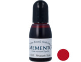 Tsukineko 1/2 Fluid Ounce Memento FadeResistant WaterBased Dye Inker, Rhubarb Stalk