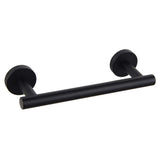 GERZWY 9-Inch Small Kitchen Towel Bar SUS 304 Stainless Steel Cabinet Hand Towel Bar Wall Mounted Bathroom Organizer Matte Black