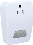 AmerTac MLC4BC Westek Indoor Plug-in Motion Activated Light Control - White, 120V 60Hz, 100 deg. Detection Zone | Wireless Motio