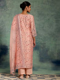 Libas Women'S Silk Blend Kurta Set (99534C Peach 3Xl